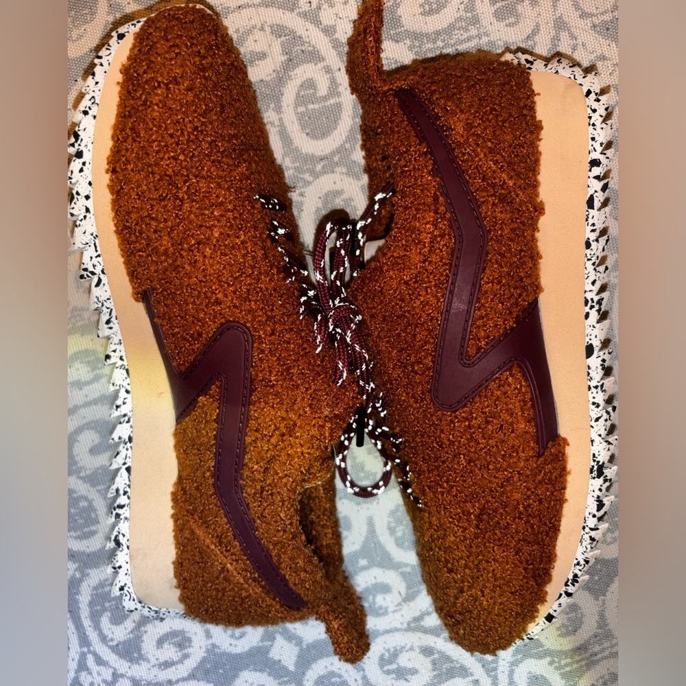 RAG & BONE 
RETRO RUNNER FAUX FUR SHERPA SNEAKER